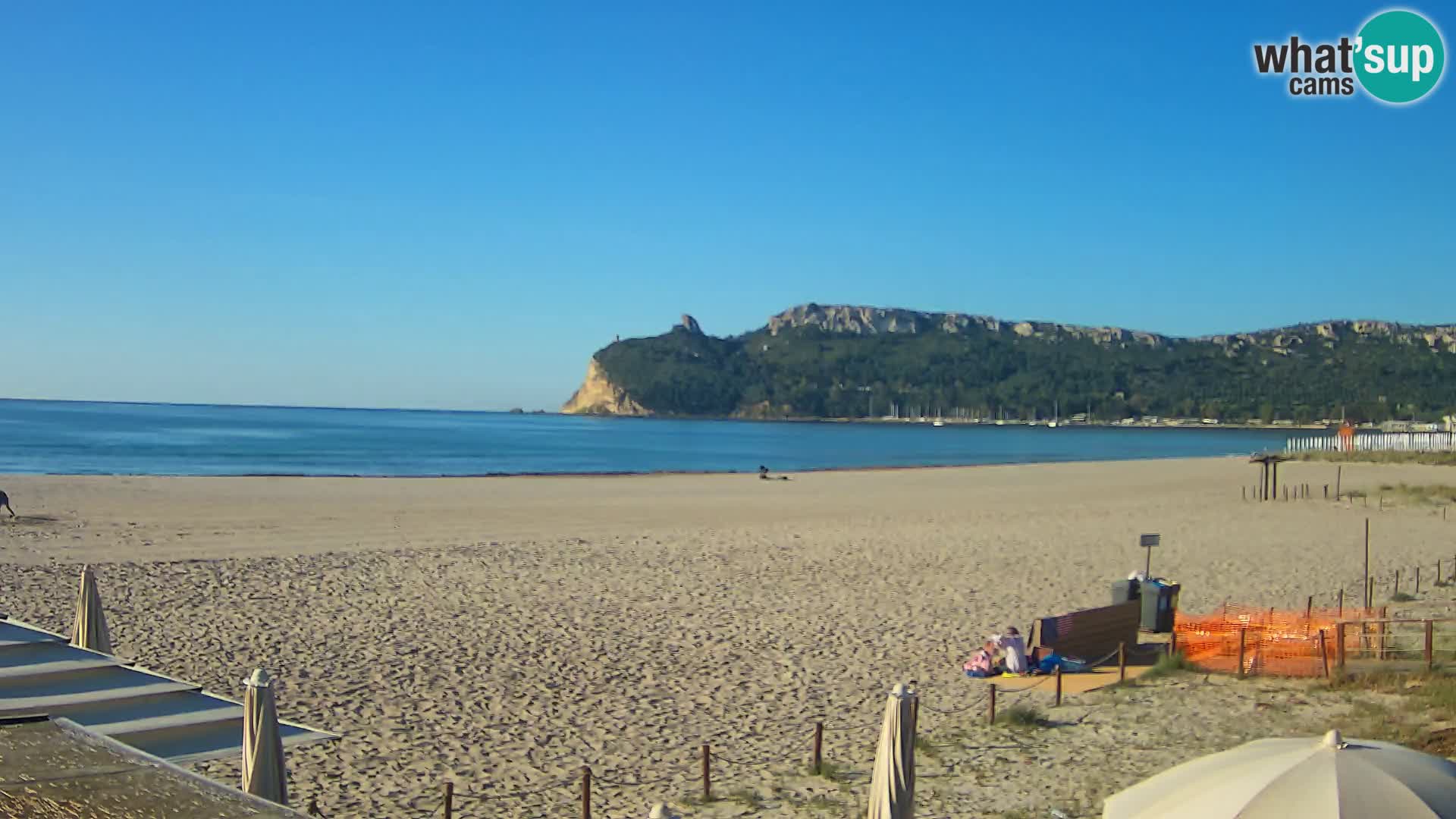 Poetto beach webcam | Cagliari | Sardinija