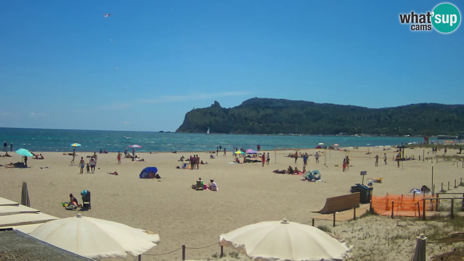 Poetto beach webcam | Cagliari | Sardinia