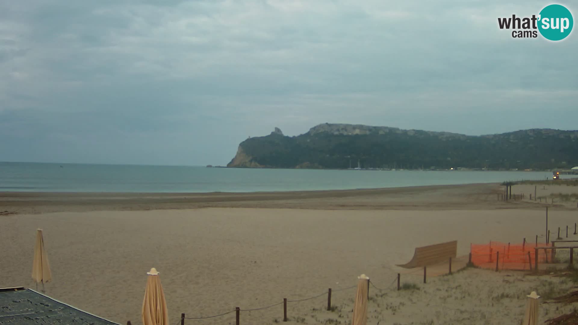 Poetto beach webcam | Cagliari | Sardinija