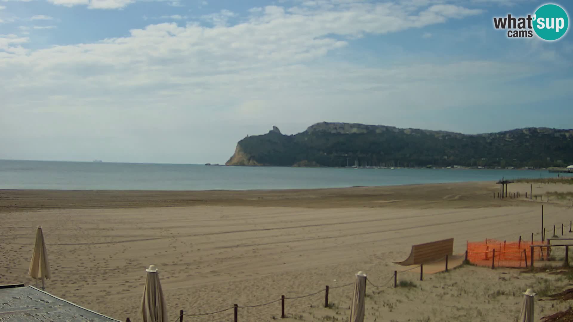 Poetto beach webcam | Cagliari | Sardinija