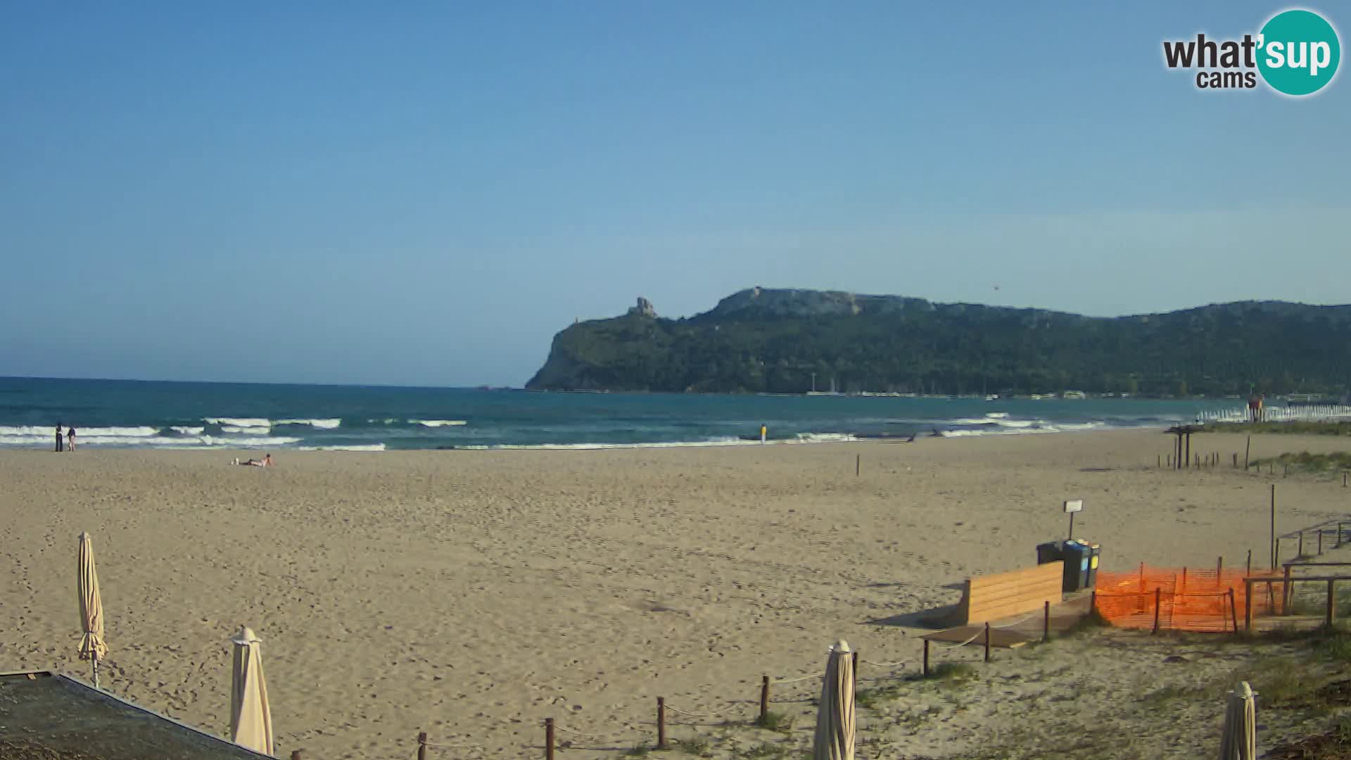 Webcam plage de Poetto | Cagliari | Sardaigne