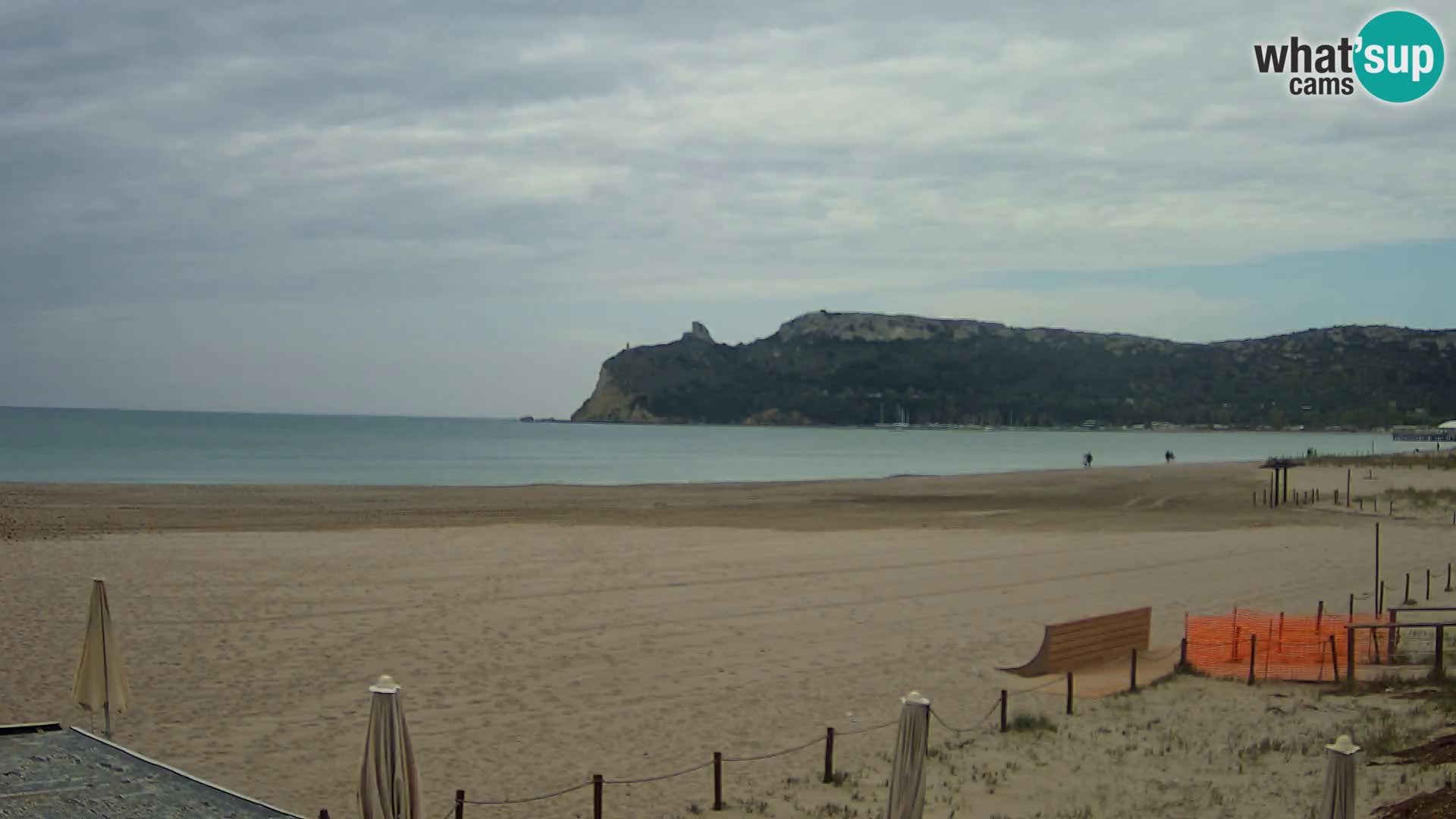 Poetto beach webcam | Cagliari | Sardinija