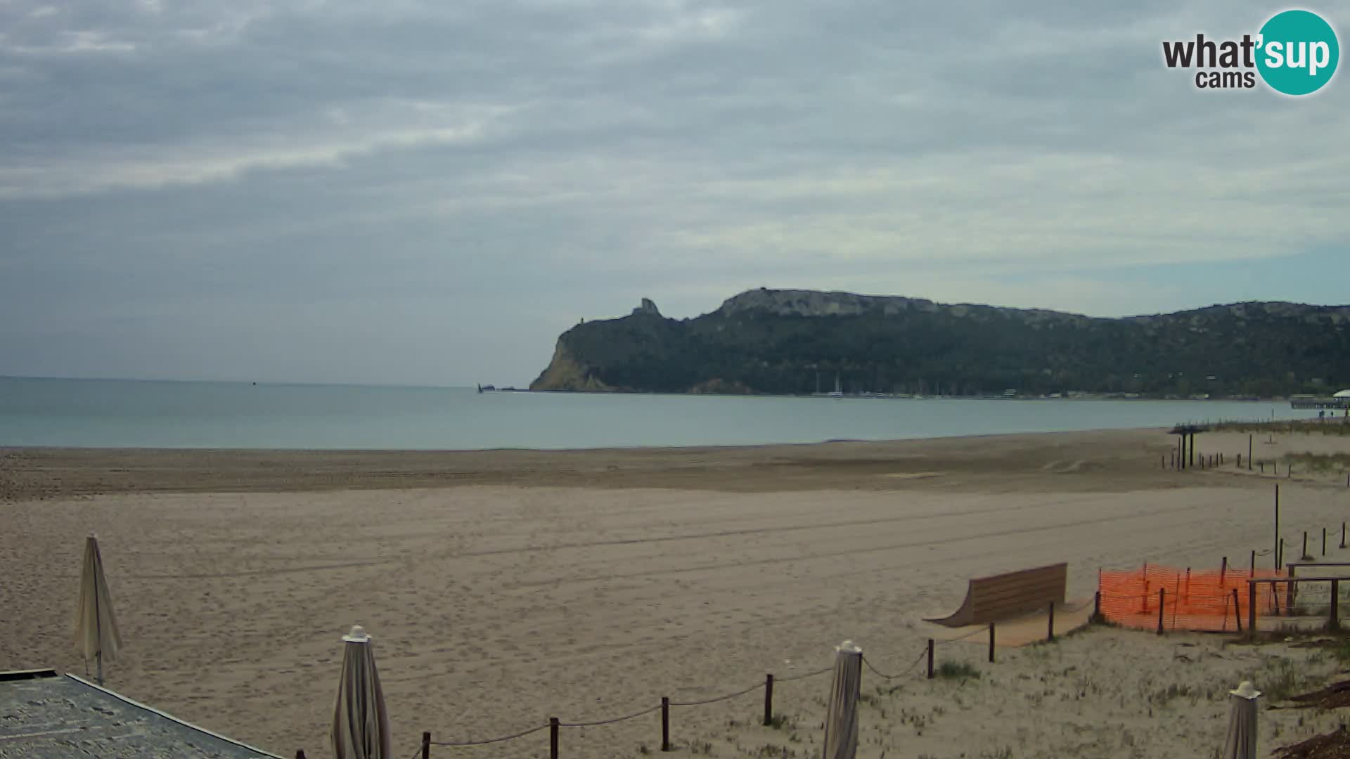 Poetto beach webcam | Cagliari | Sardinija