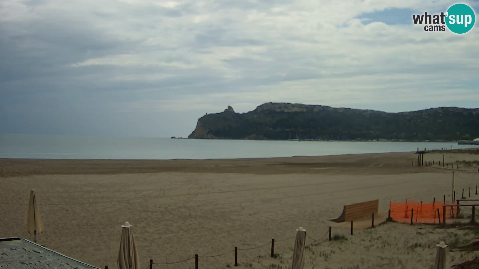 Poetto beach webcam | Cagliari | Sardinija