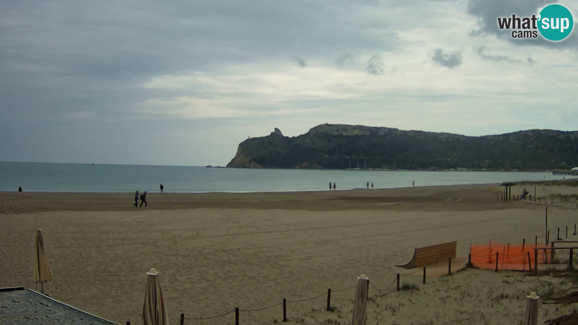 Poetto beach webcam | Cagliari | Sardinija