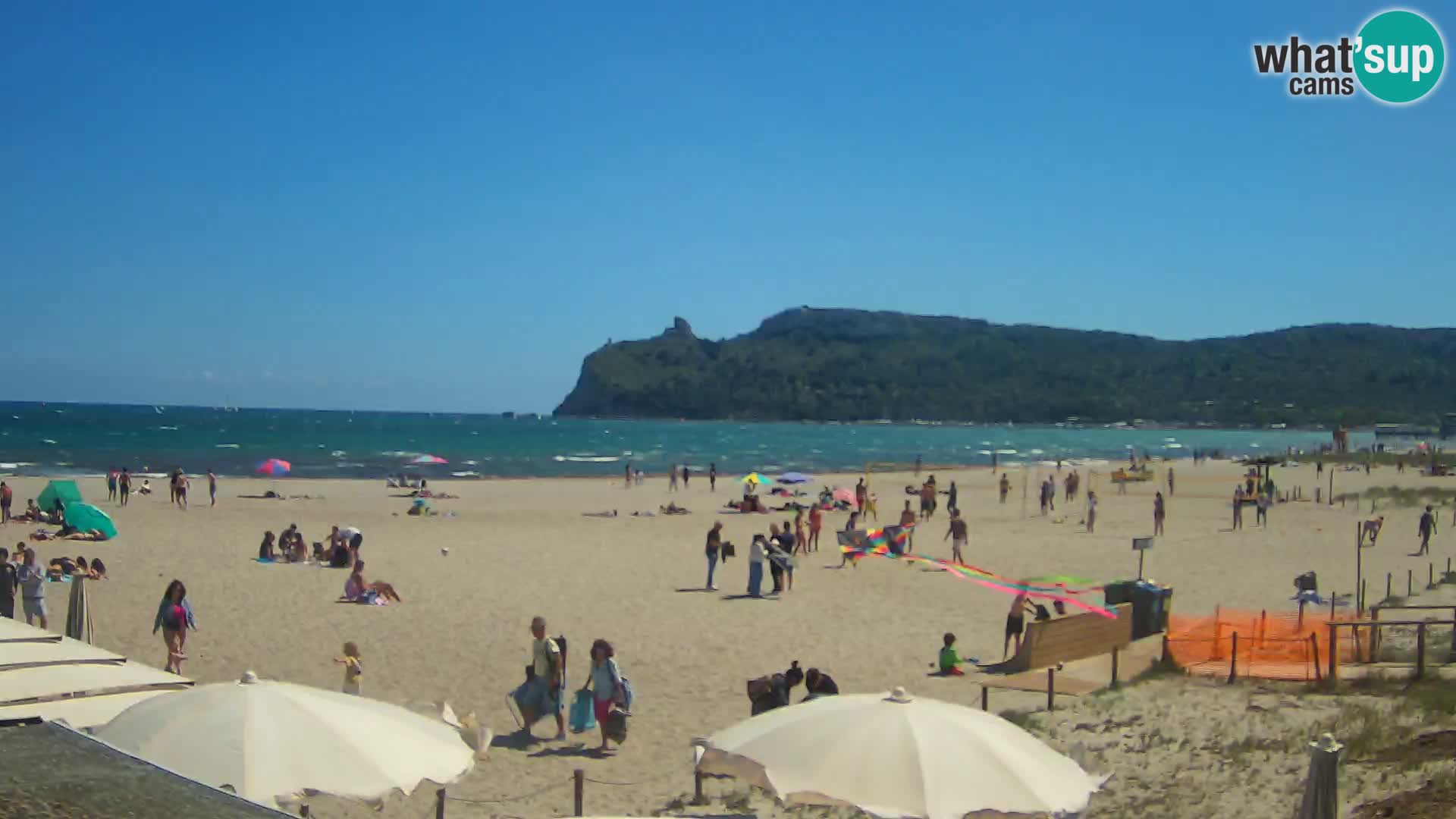 Poetto beach webcam | Cagliari | Sardinija