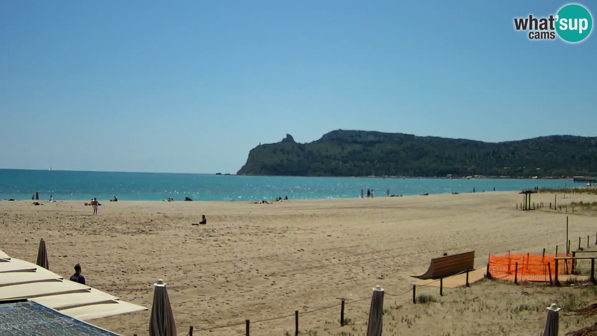 Poetto beach webcam | Cagliari | Sardinija