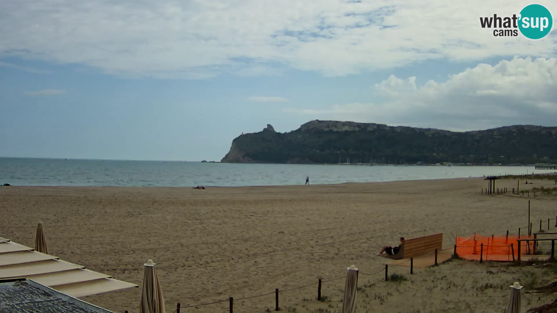 Poetto beach webcam | Cagliari | Sardinia
