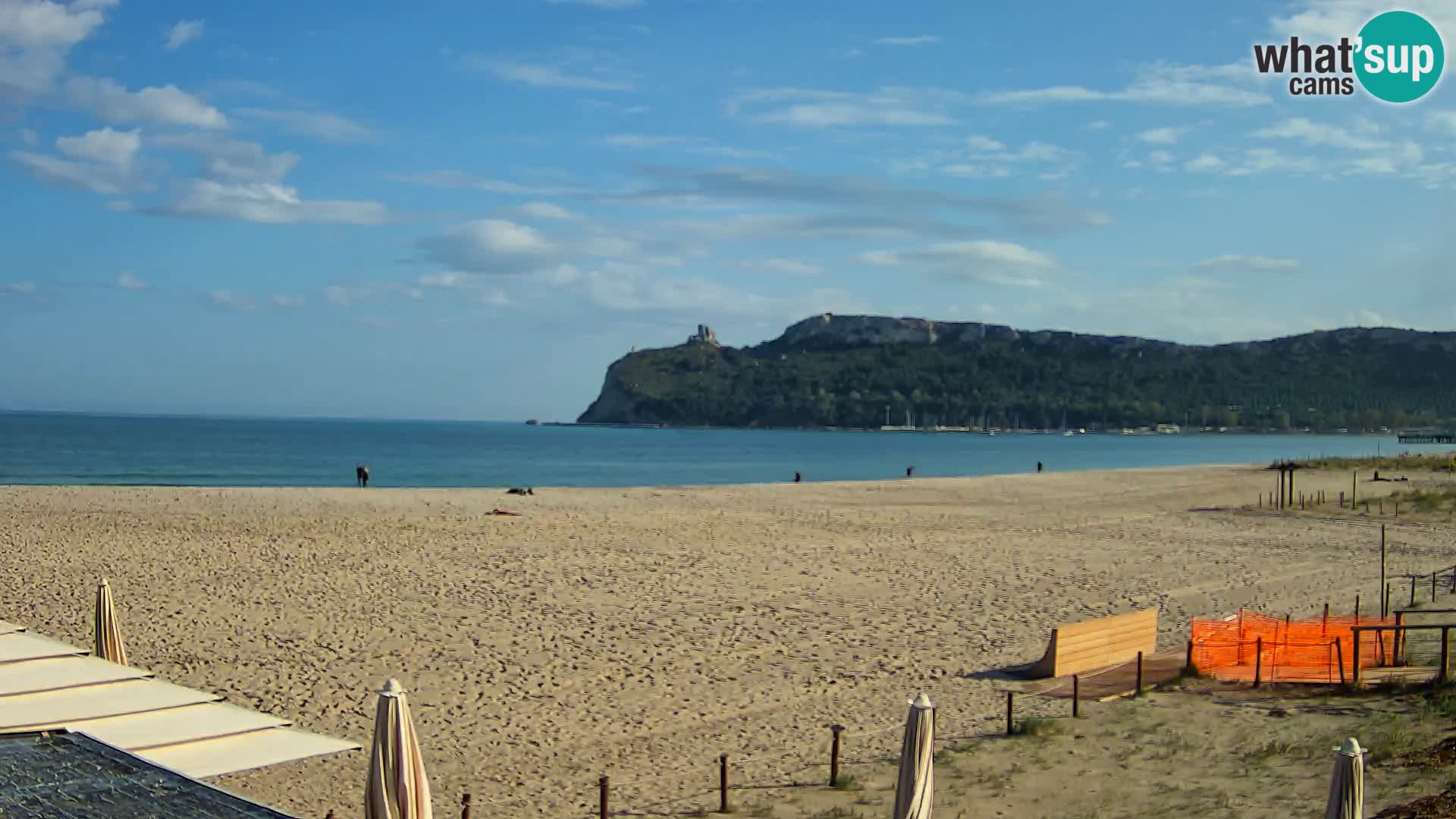 Poetto beach webcam | Cagliari | Sardinija