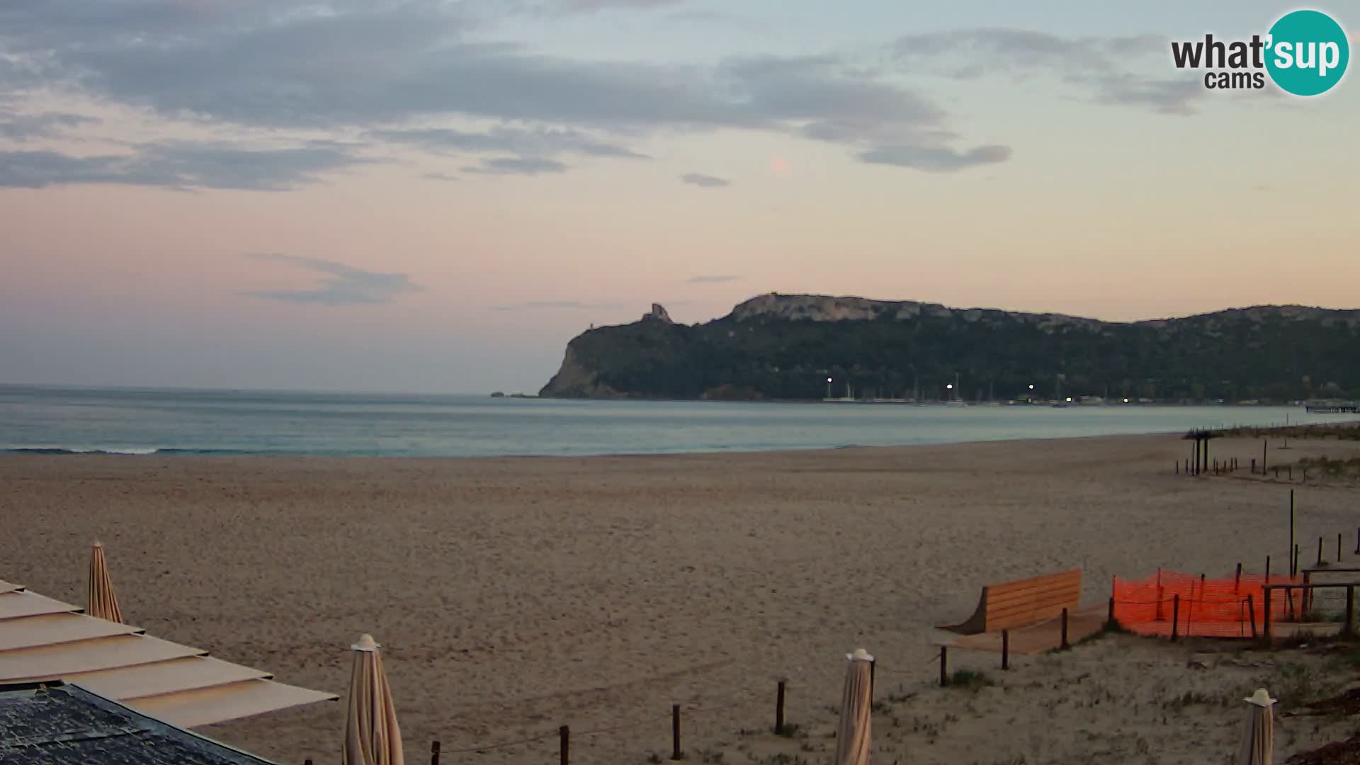 Poetto beach webcam | Cagliari | Sardinija