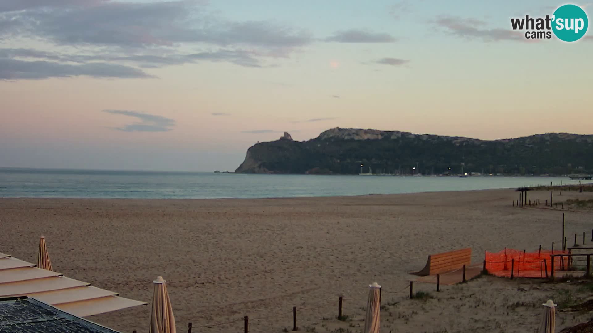 Poetto beach webcam | Cagliari | Sardinija