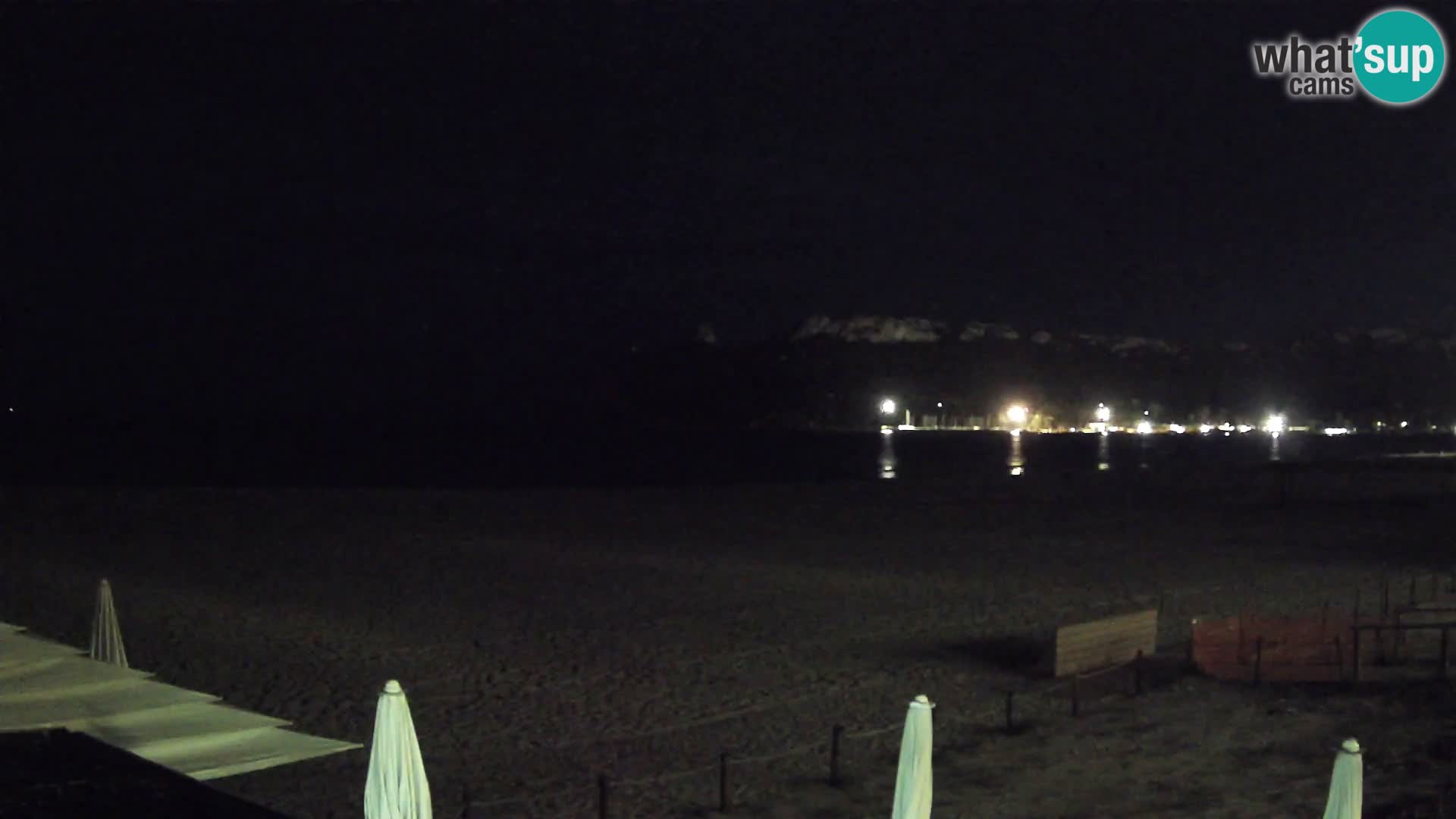 Poetto beach webcam | Cagliari | Sardinija