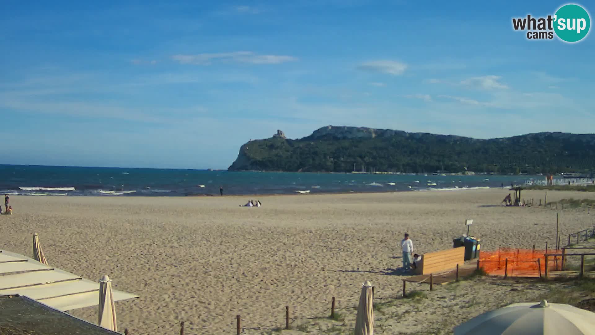 Poetto beach webcam | Cagliari | Sardinija