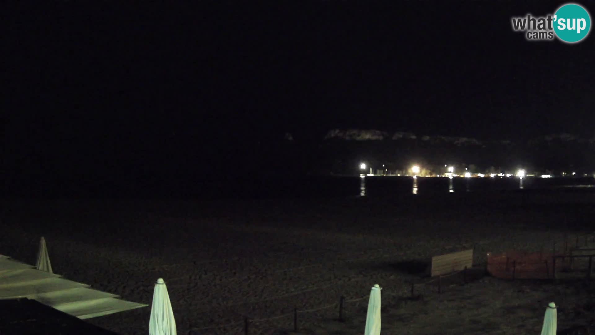Poetto beach webcam | Cagliari | Sardinija