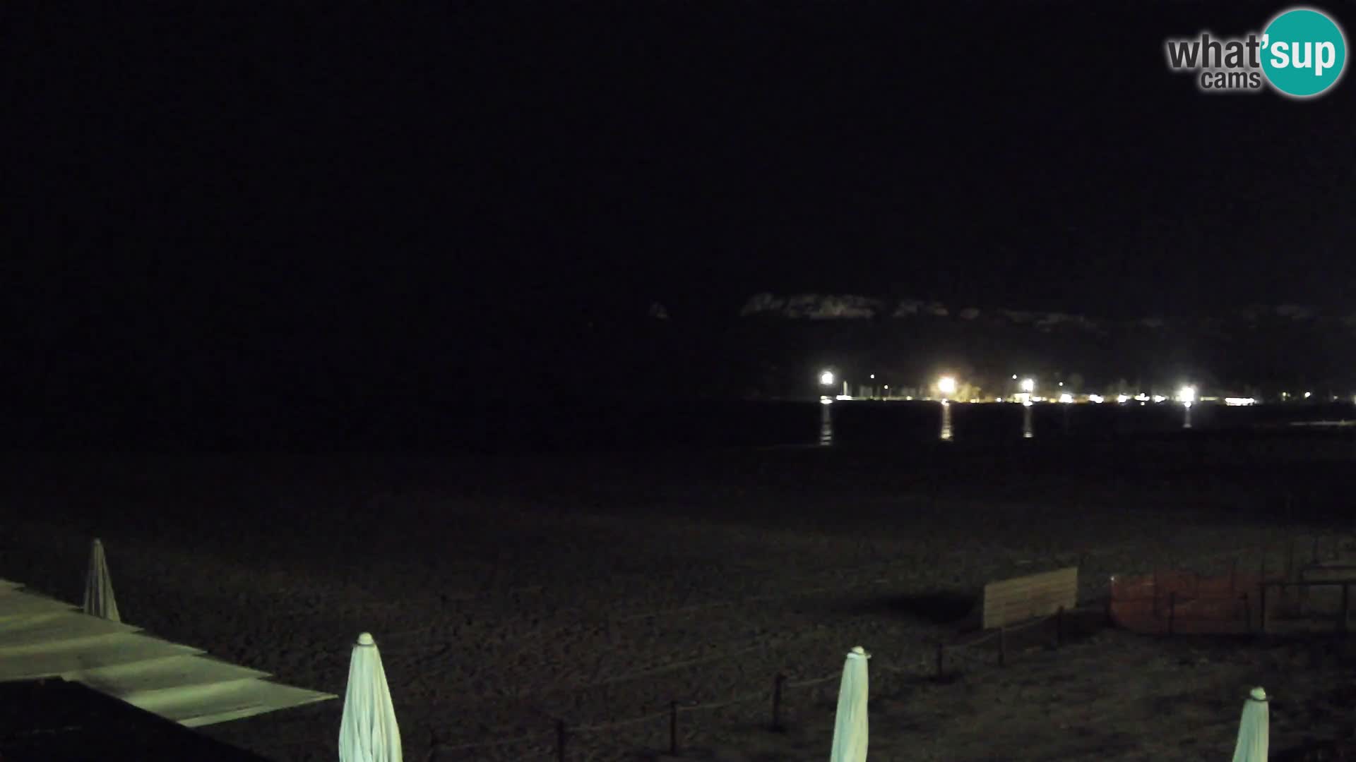 Poetto beach webcam | Cagliari | Sardinija