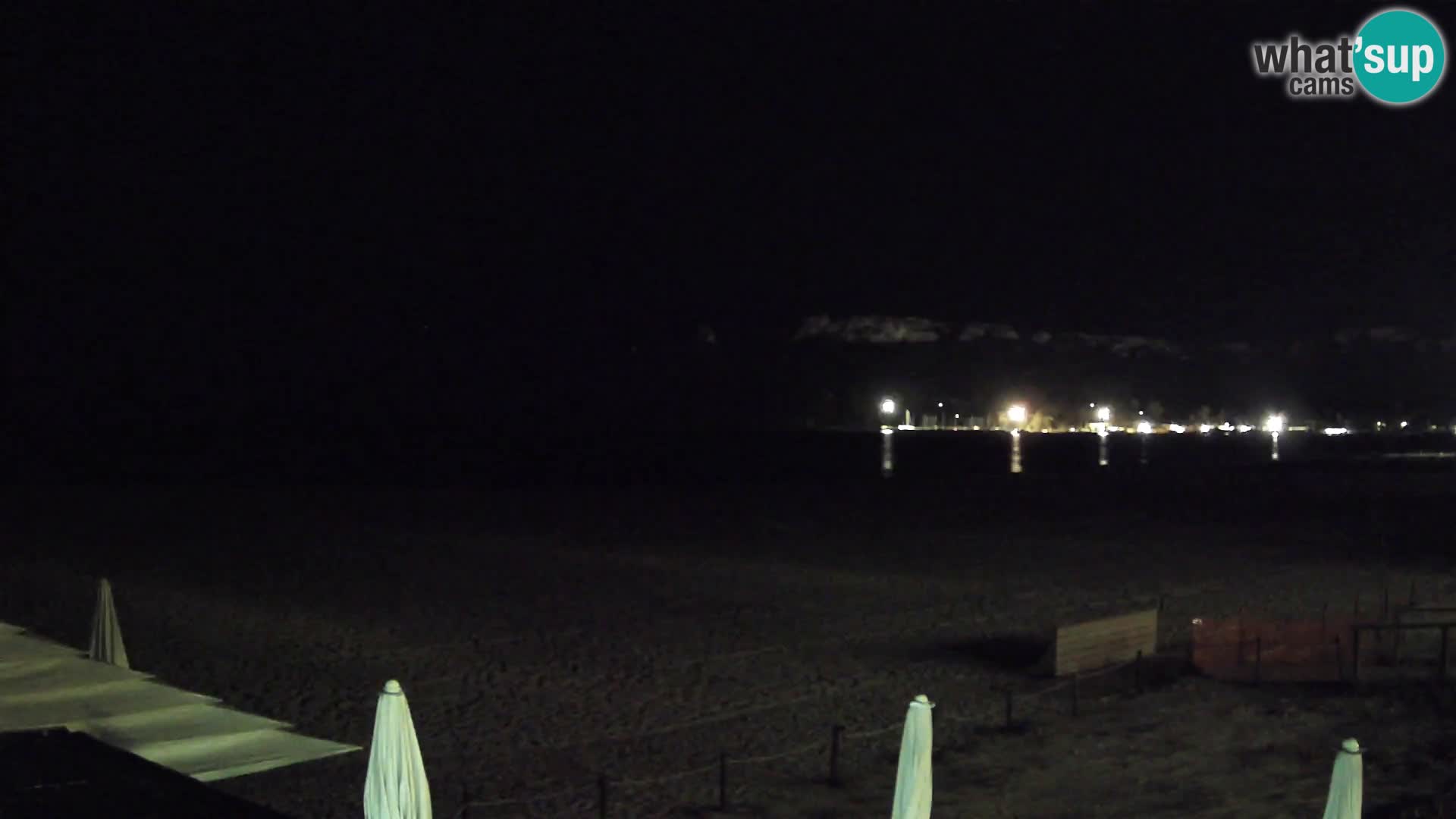 Poetto beach webcam | Cagliari | Sardinija