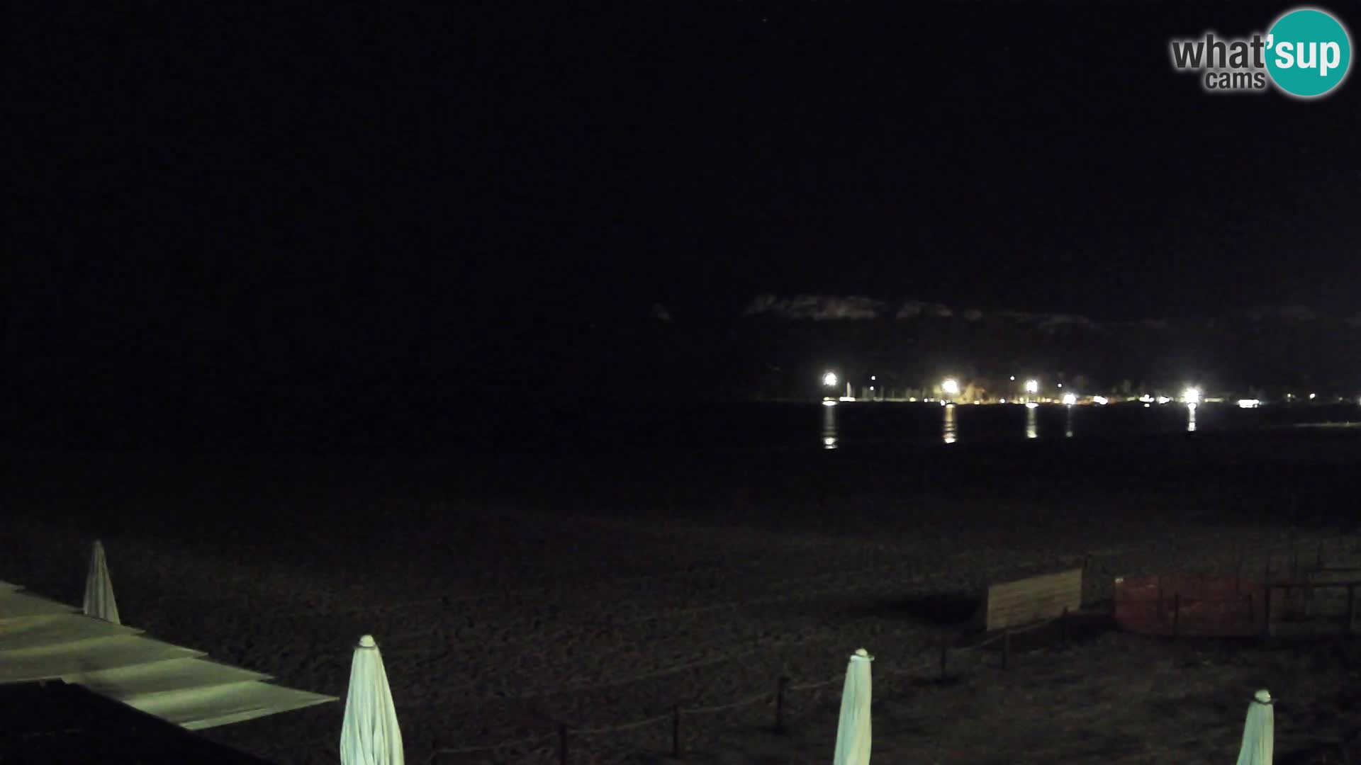 Poetto beach webcam | Cagliari | Sardinija