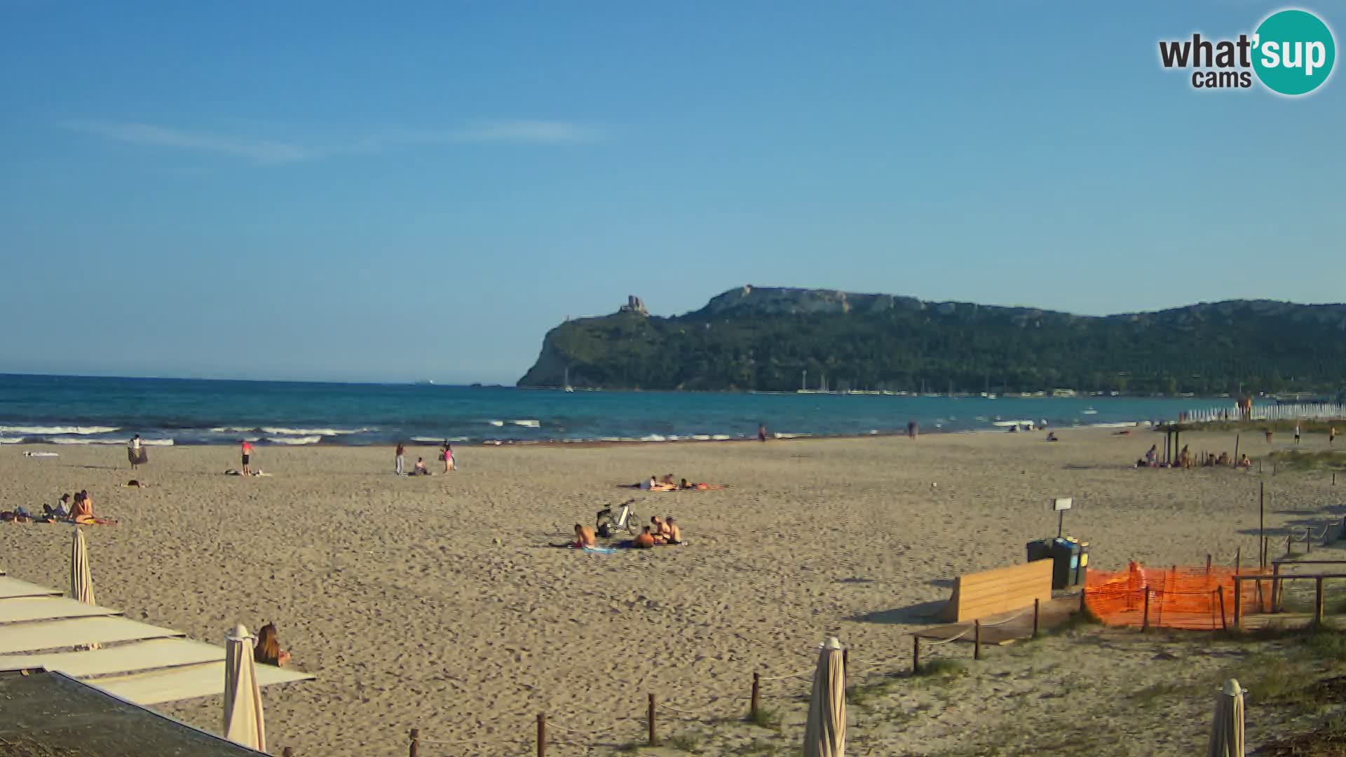 Poetto Strand Webcam | Cagliari | Sardinien