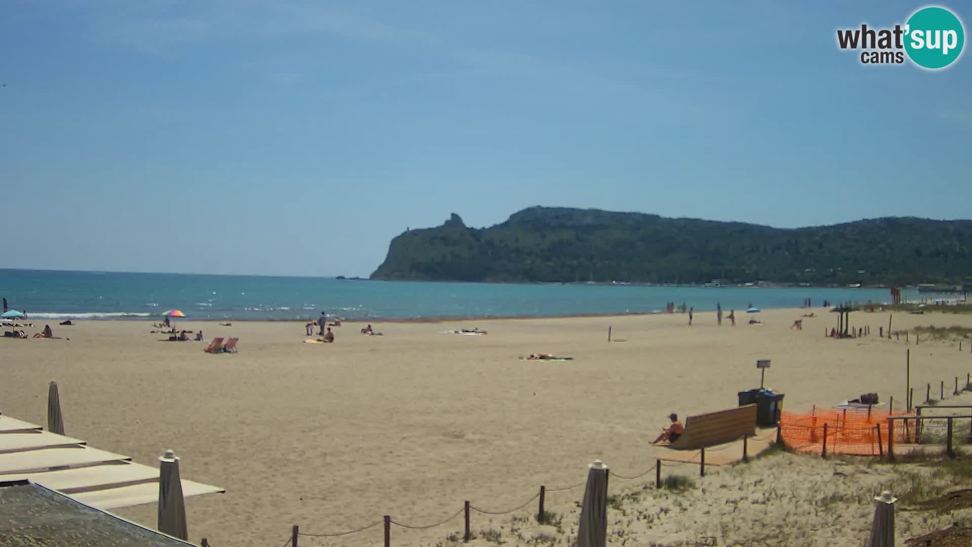 Poetto beach webcam | Cagliari | Sardinia
