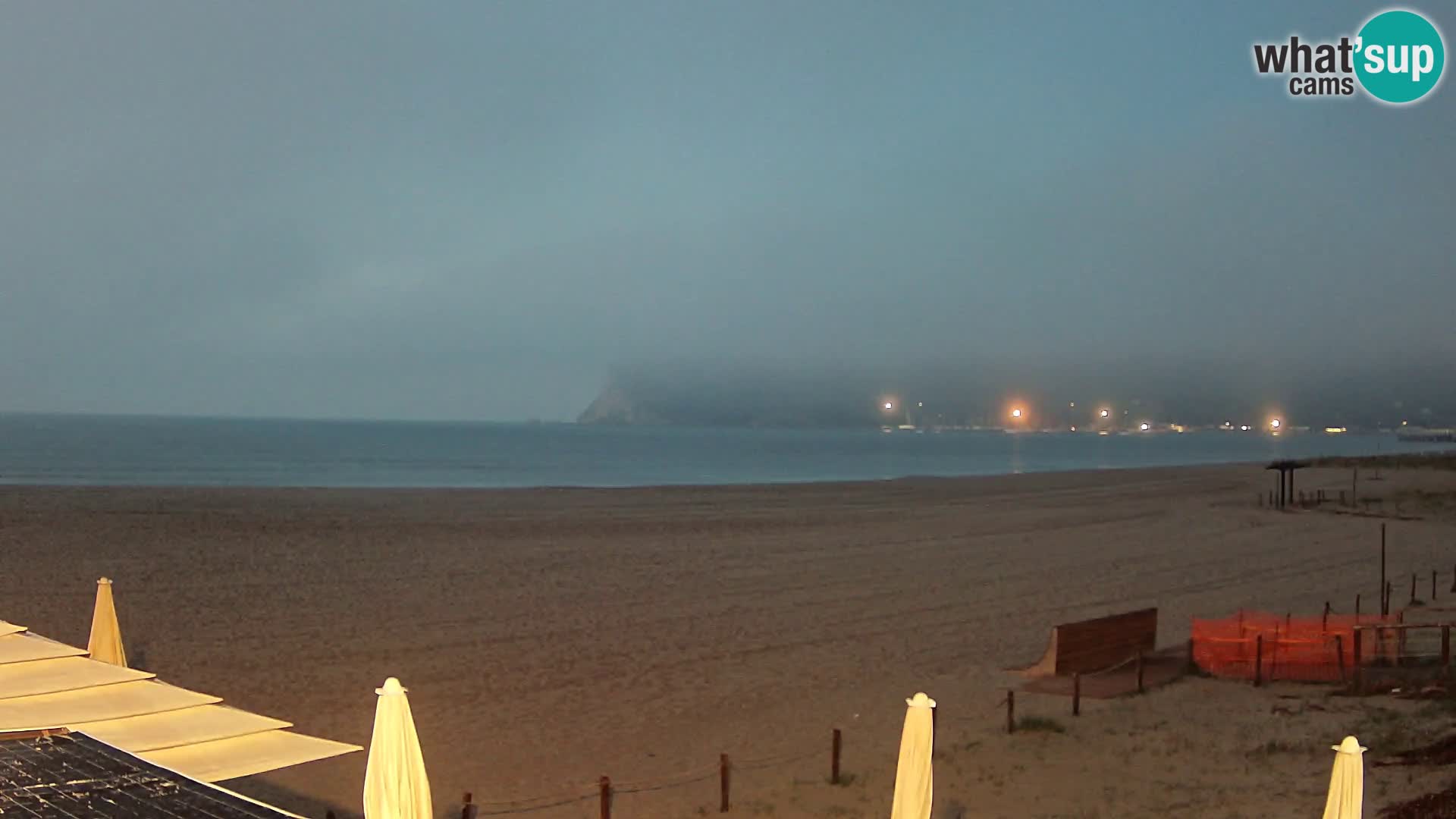 Poetto beach webcam | Cagliari | Sardinija