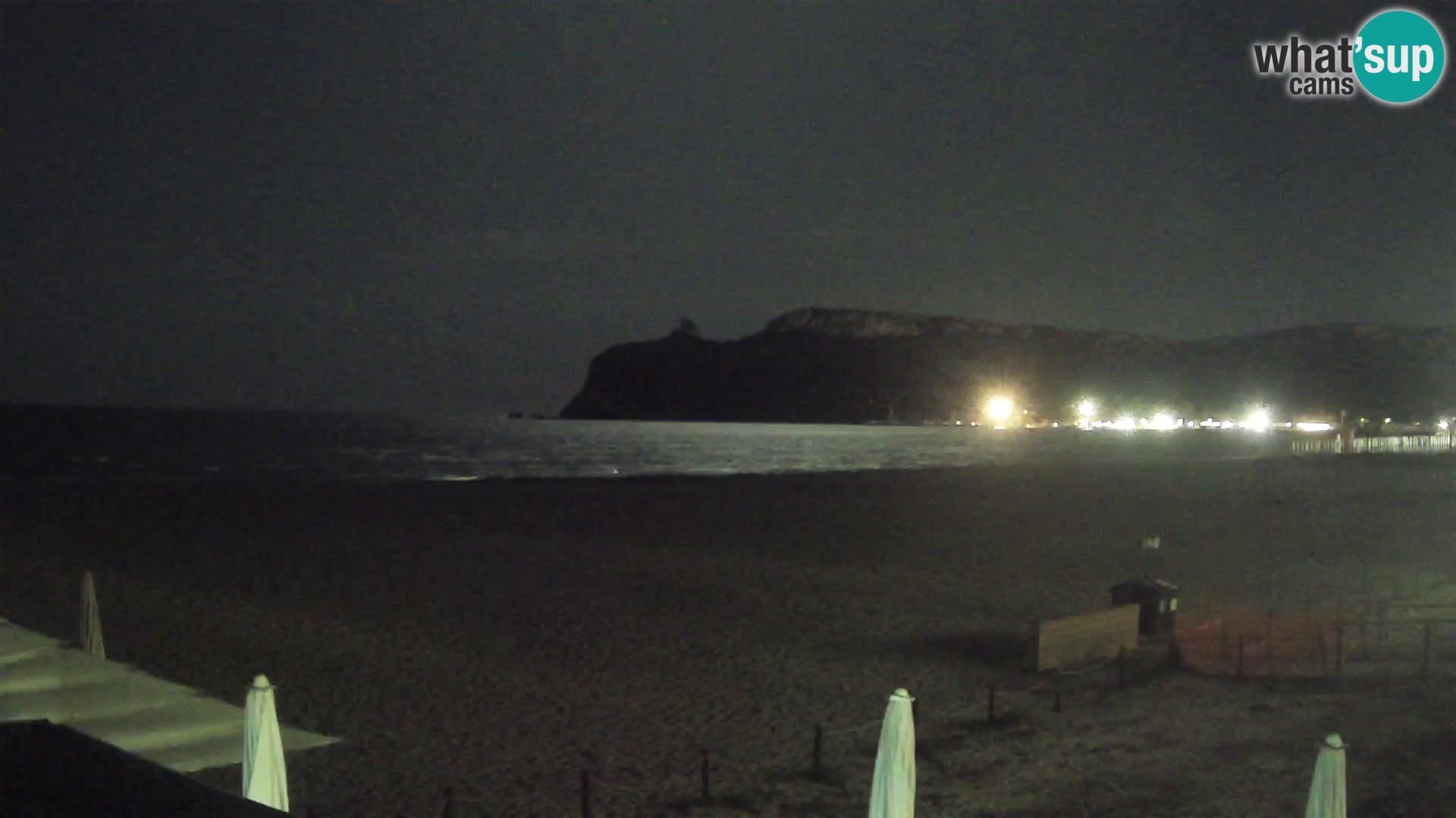 Poetto beach webcam | Cagliari | Sardinija