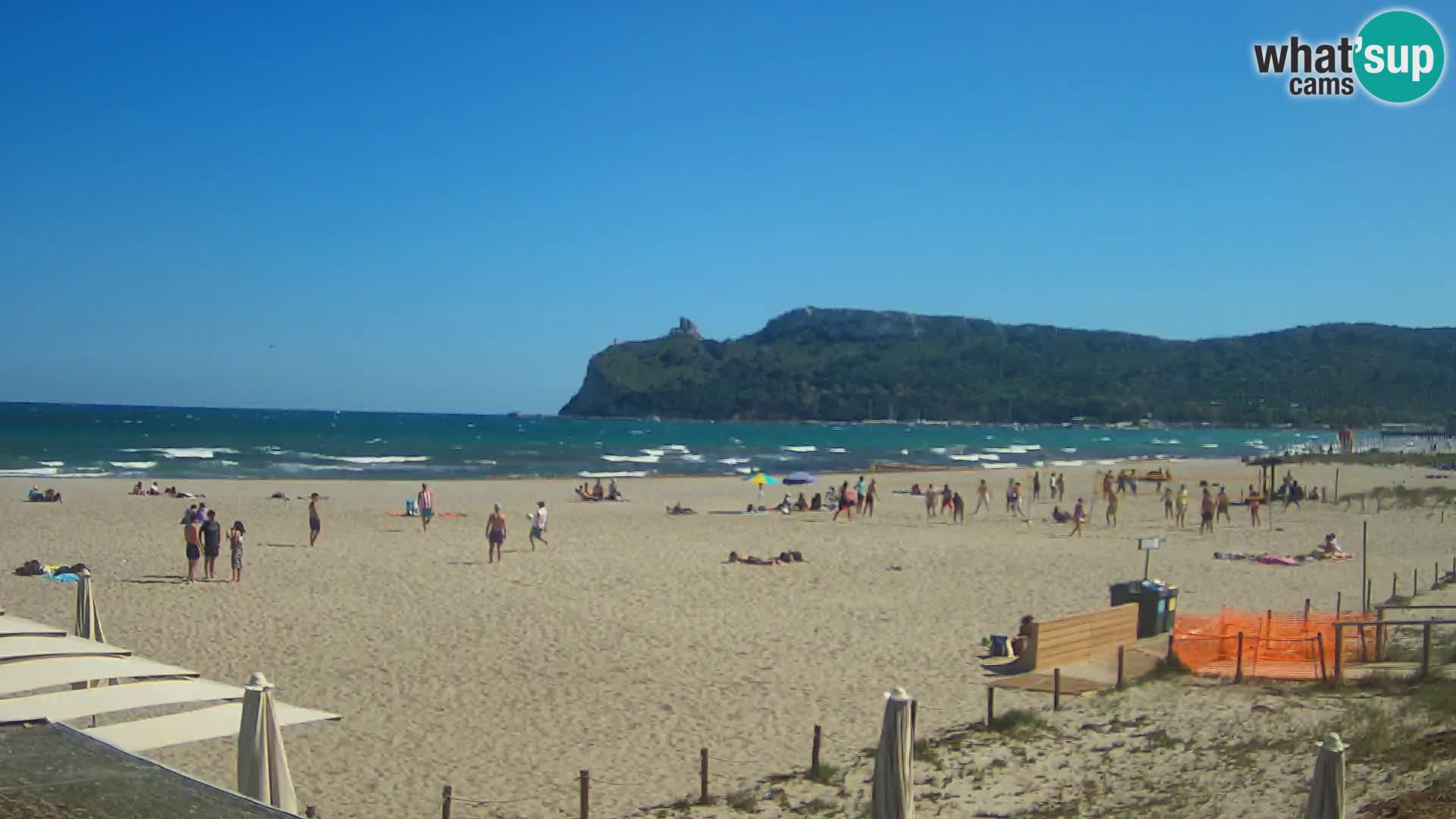 Poetto beach webcam | Cagliari | Sardinija