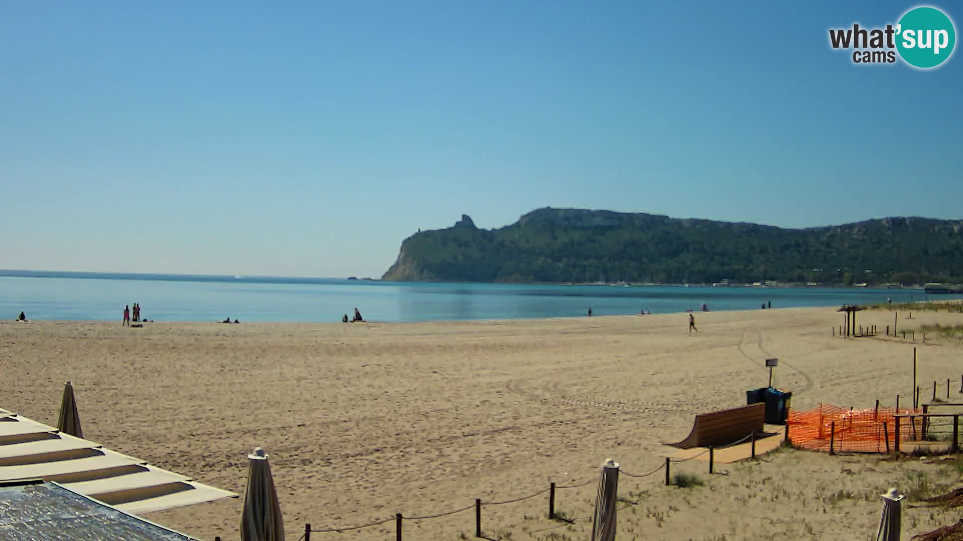 Poetto beach webcam | Cagliari | Sardinia