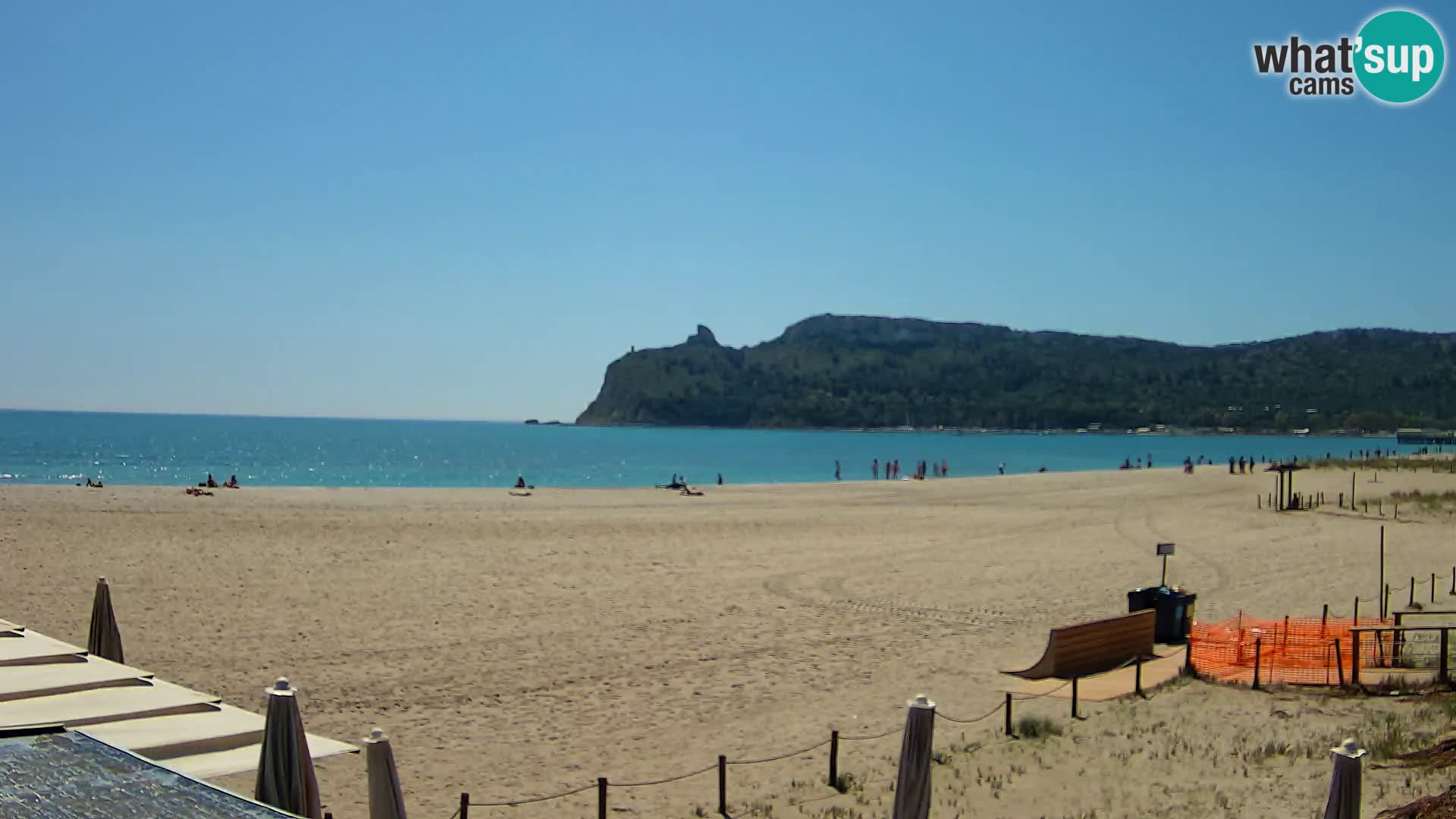 Poetto beach webcam | Cagliari | Sardinia