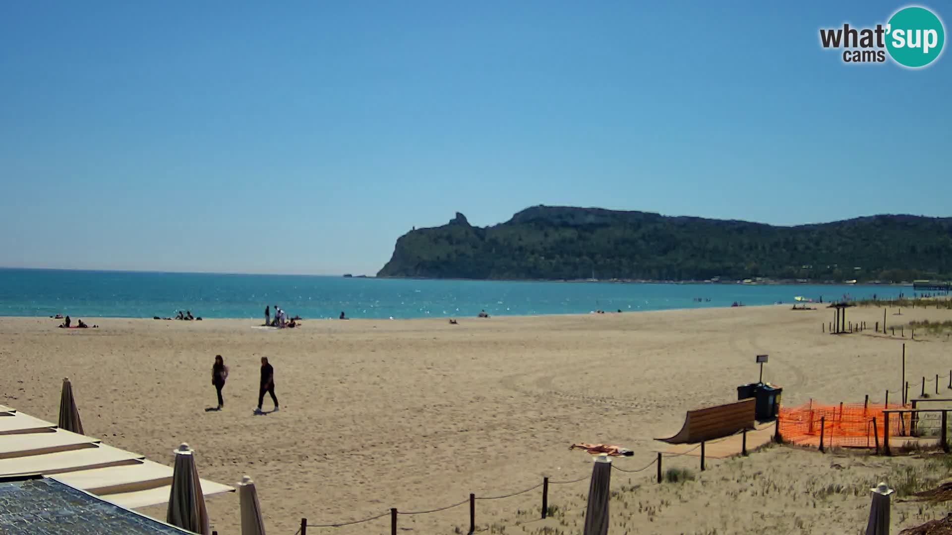 Webcam spiaggia del Poetto | Cagliari | Sardegna