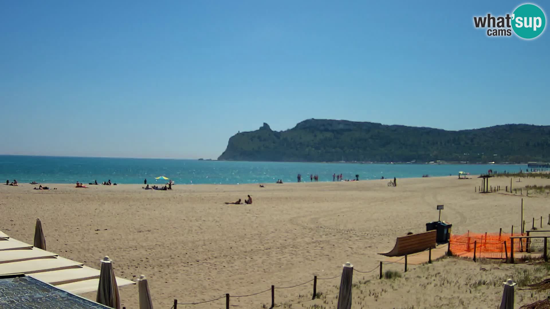 Webcam spiaggia del Poetto | Cagliari | Sardegna