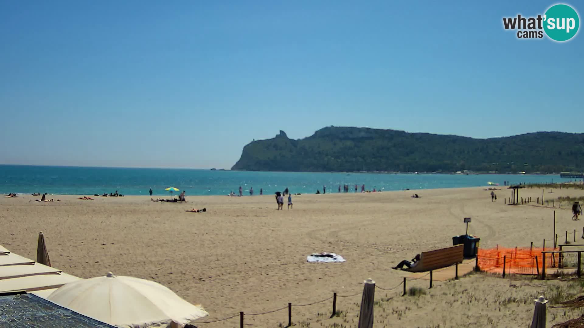 Webcam spiaggia del Poetto | Cagliari | Sardegna