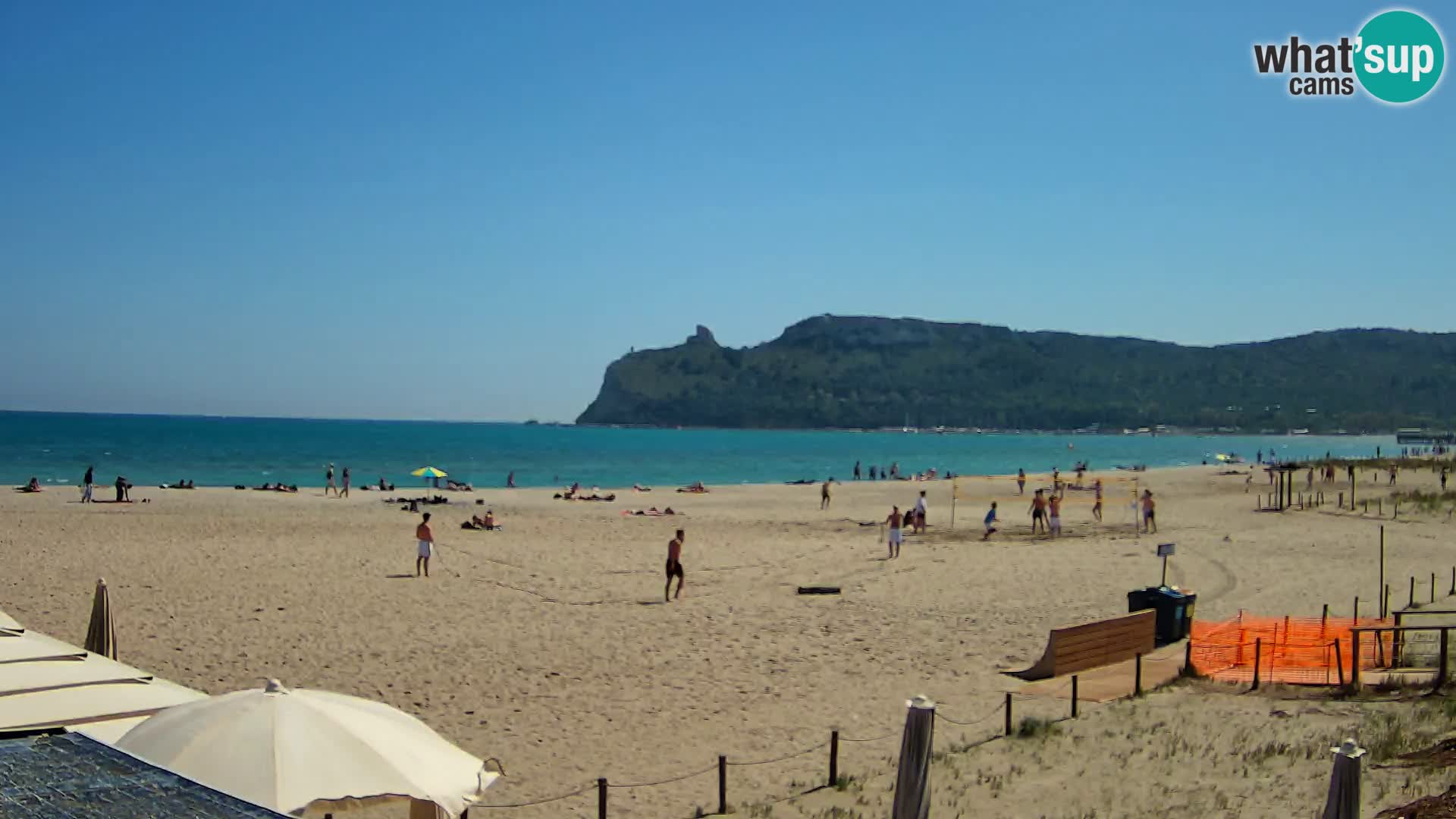 Poetto beach webcam | Cagliari | Sardinija