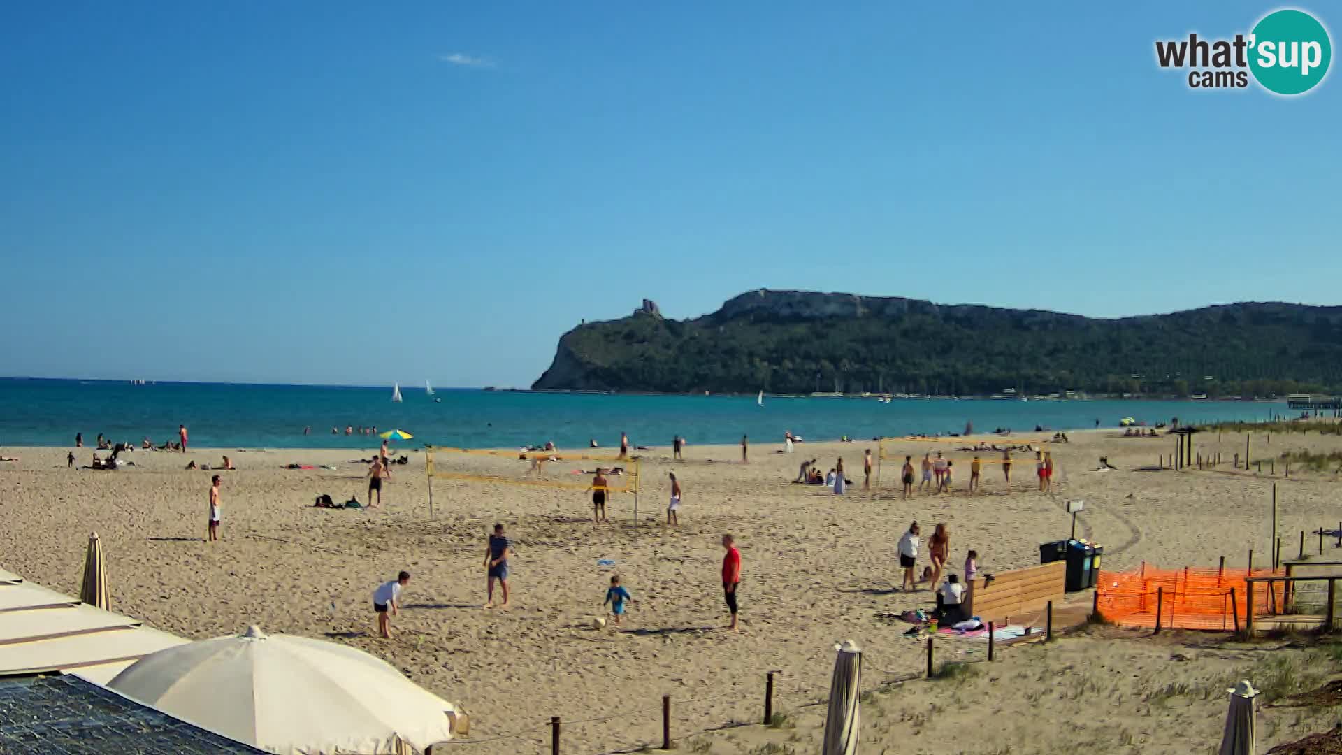 Poetto beach webcam | Cagliari | Sardinia