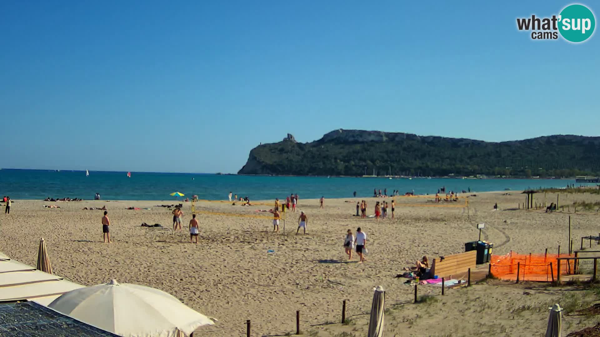 Poetto beach webcam | Cagliari | Sardinia