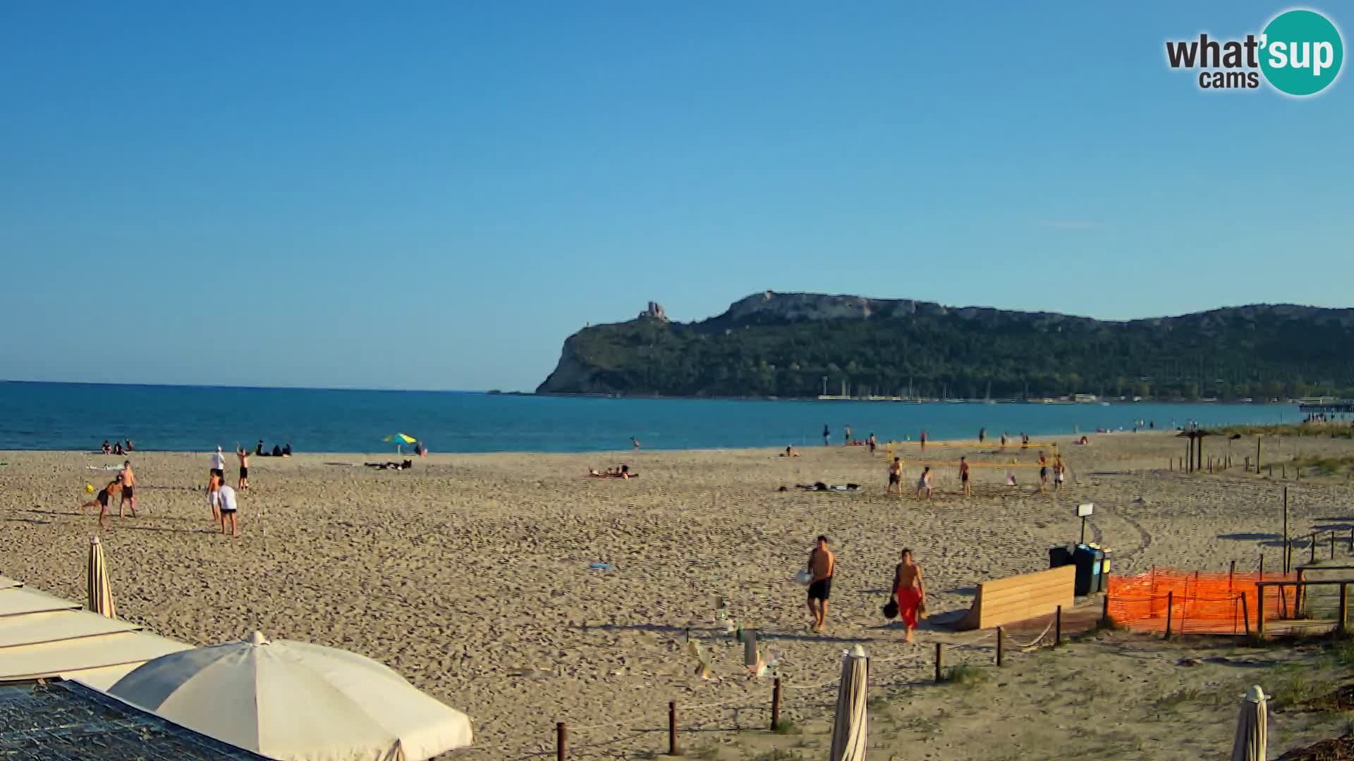 Webcam spiaggia del Poetto | Cagliari | Sardegna