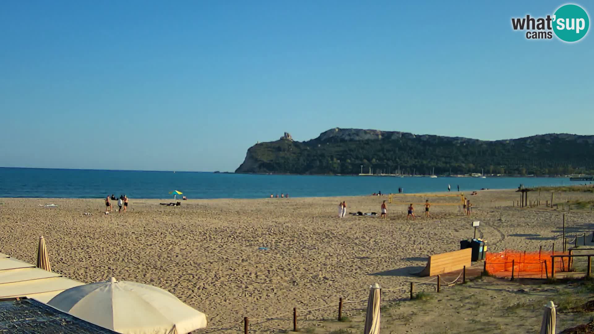 Poetto Strand Webcam | Cagliari | Sardinien