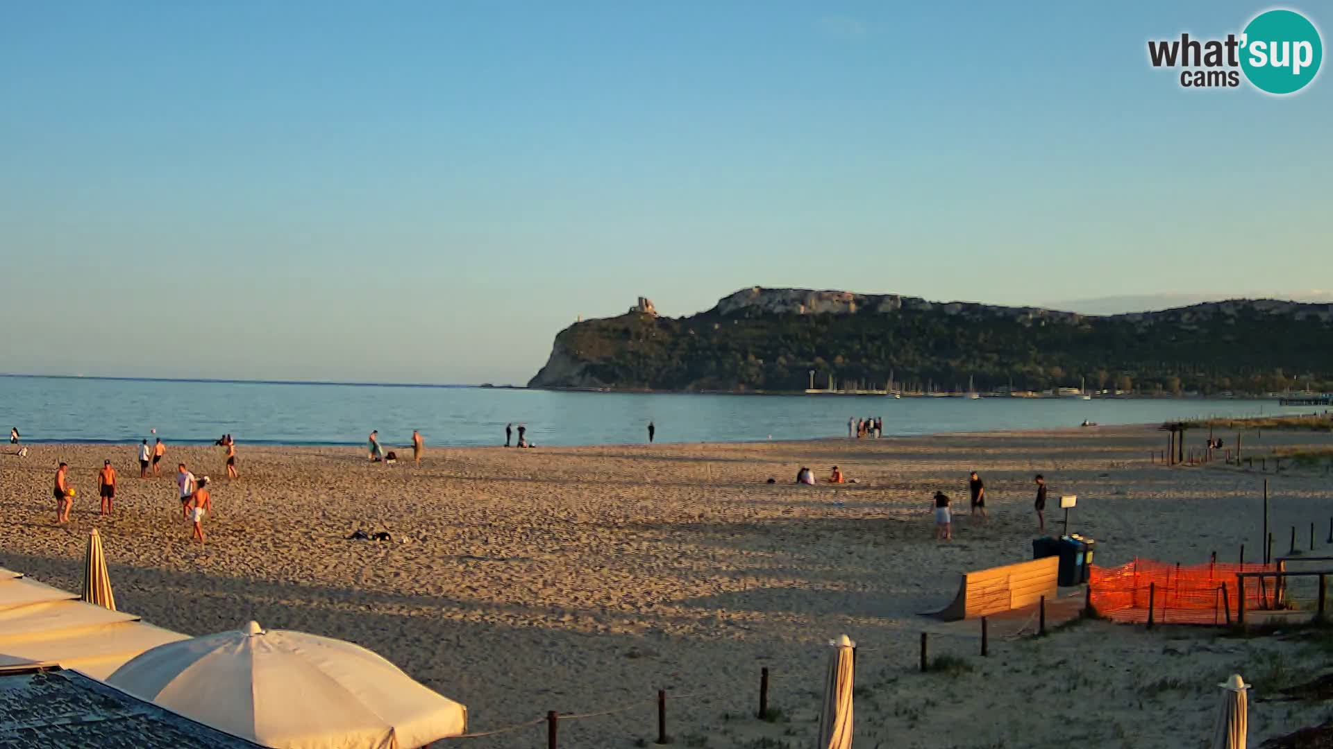 Poetto beach webcam | Cagliari | Sardinia