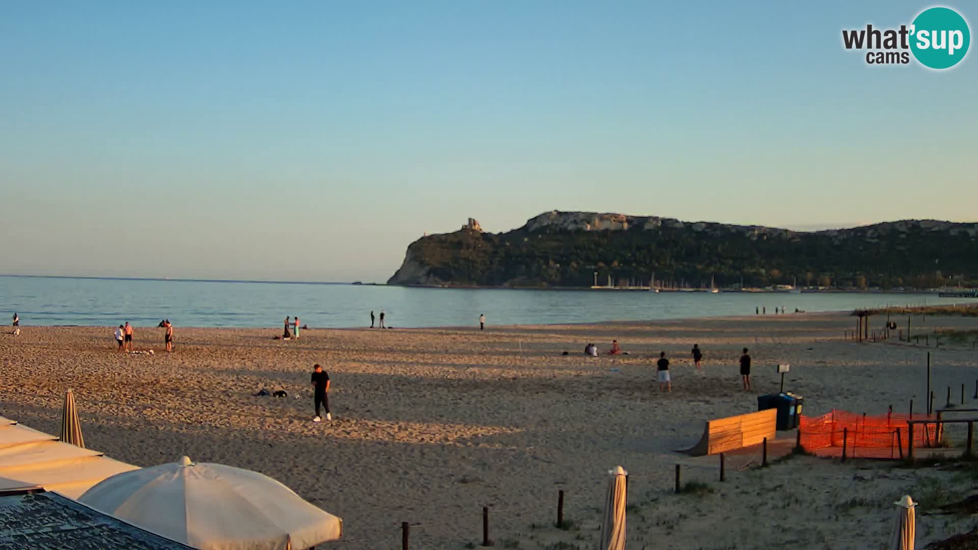 Webcam spiaggia del Poetto | Cagliari | Sardegna