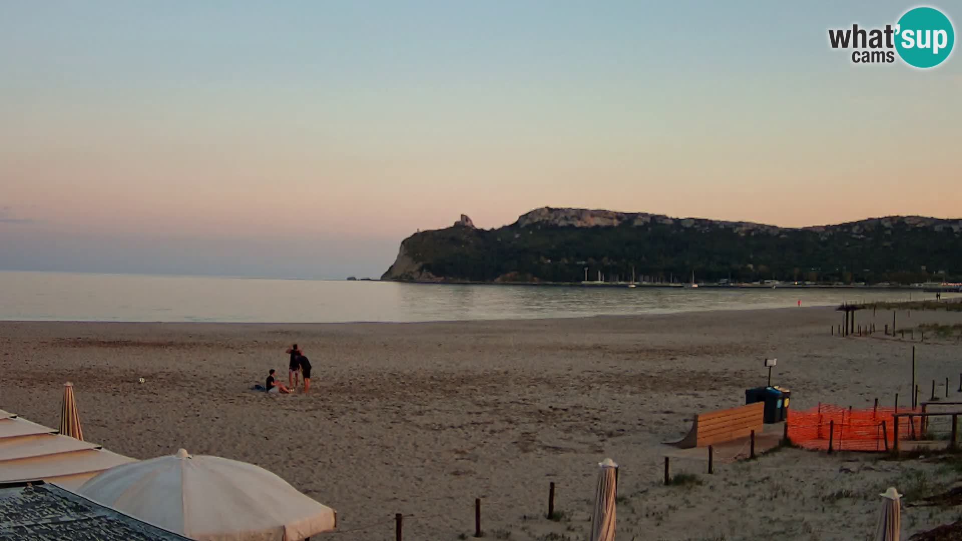 Poetto beach webcam | Cagliari | Sardinija