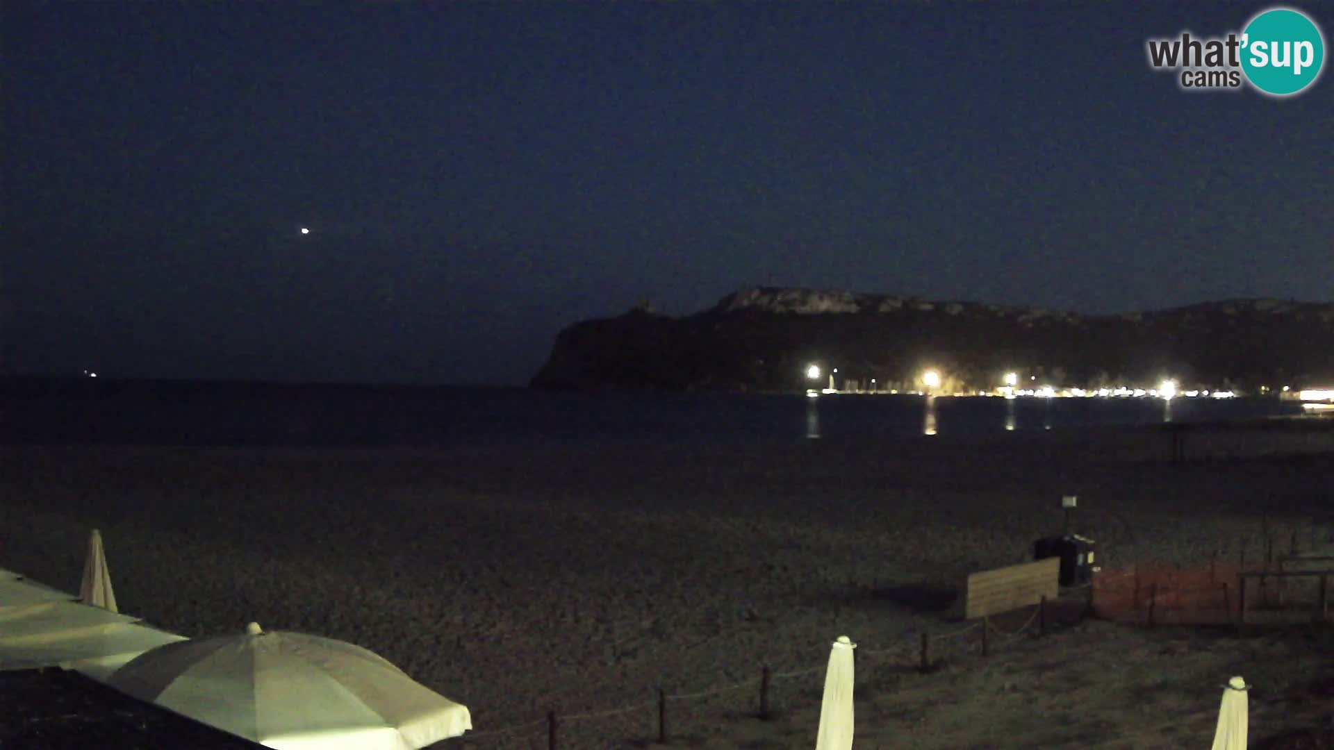 Poetto beach webcam | Cagliari | Sardinija