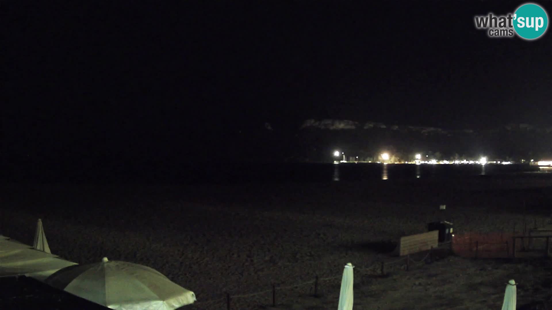 Poetto beach webcam | Cagliari | Sardinija