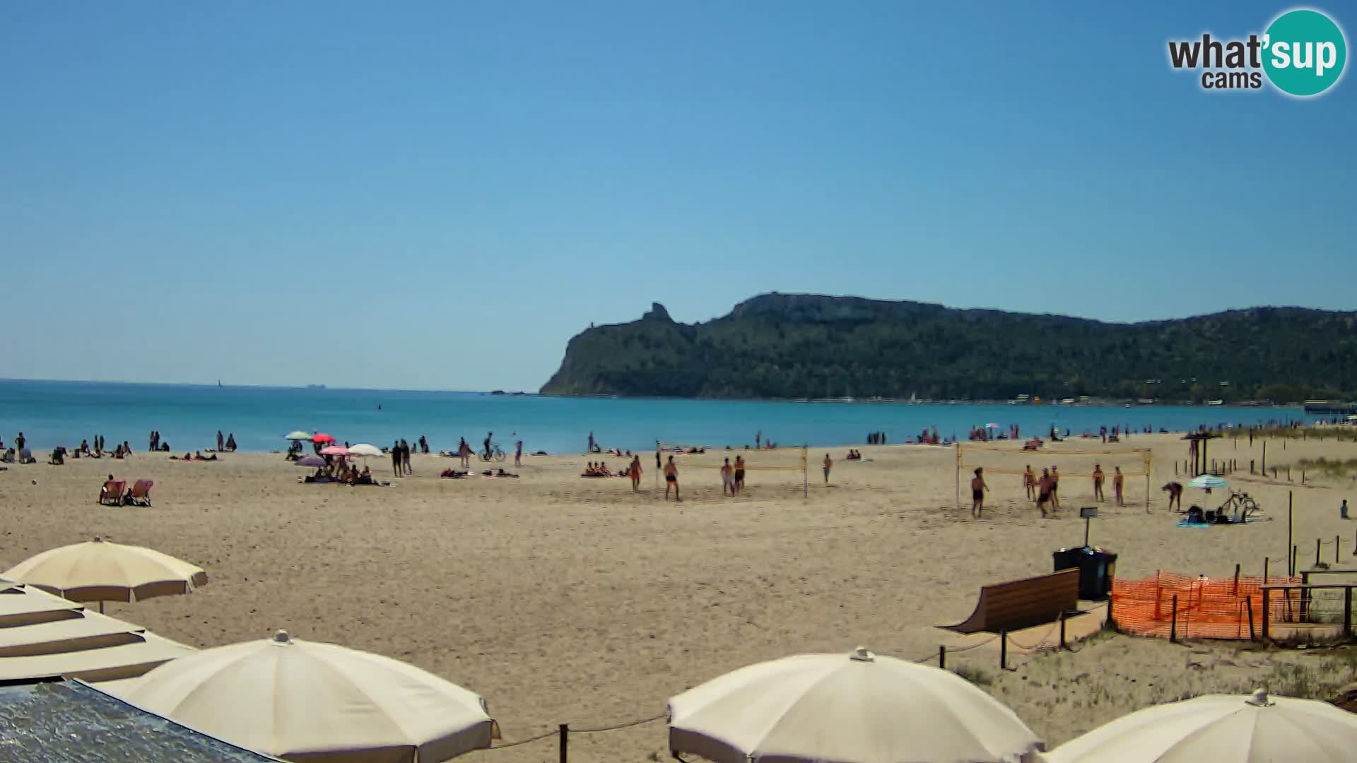 Webcam spiaggia del Poetto | Cagliari | Sardegna