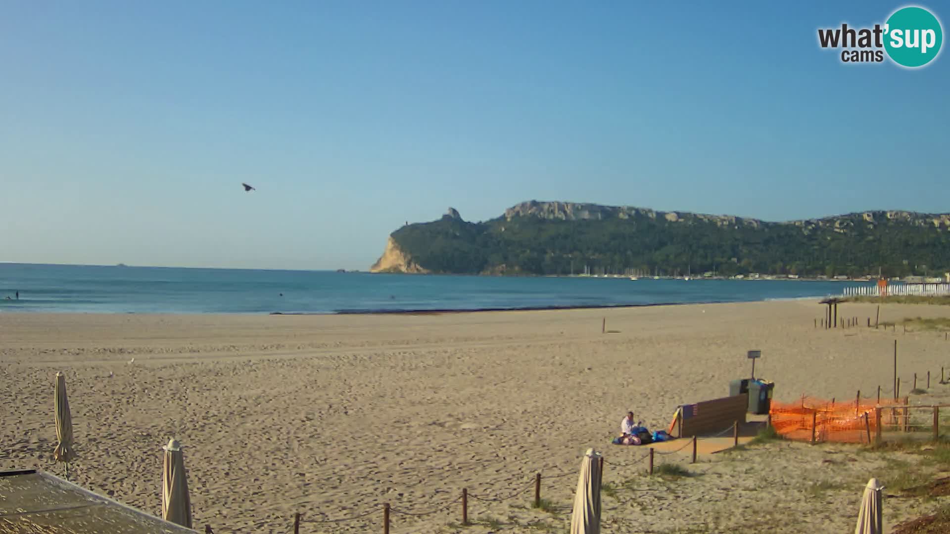 Poetto beach webcam | Cagliari | Sardinija