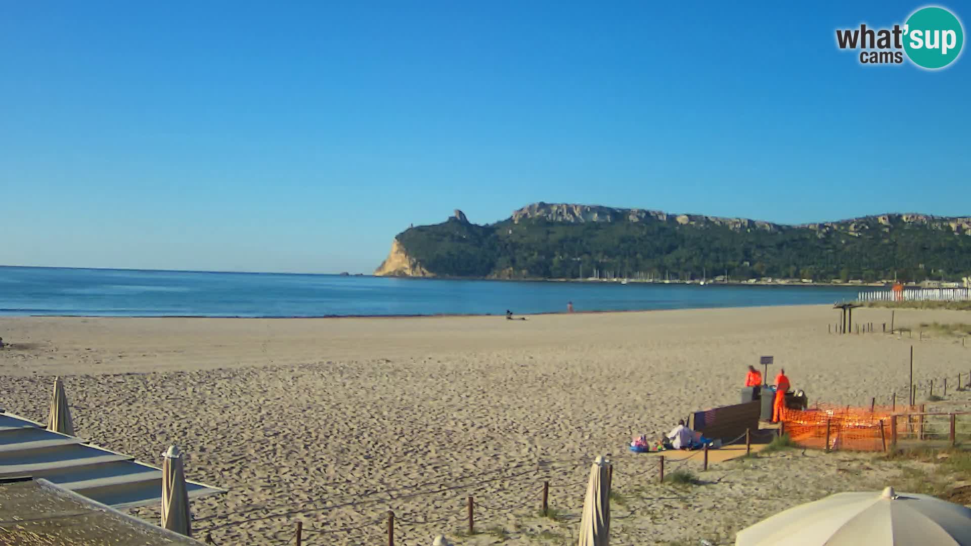 Poetto beach webcam | Cagliari | Sardinia