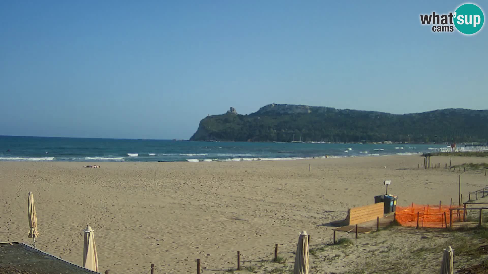 Poetto beach webcam | Cagliari | Sardinija