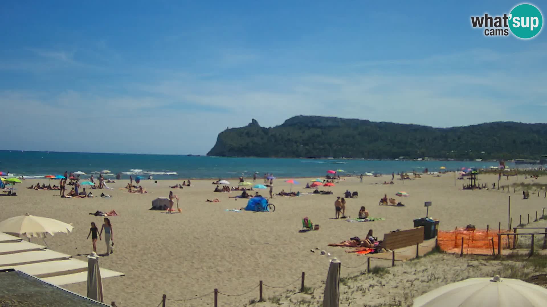 Poetto beach webcam | Cagliari | Sardinia