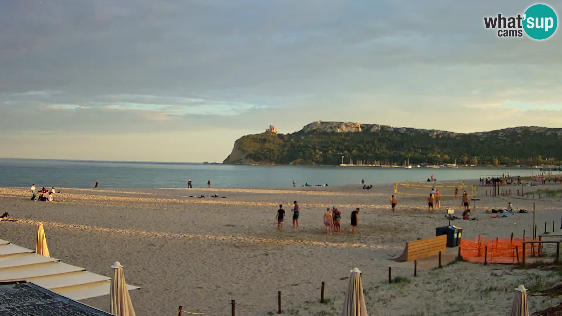 Webcam plage de Poetto | Cagliari | Sardaigne
