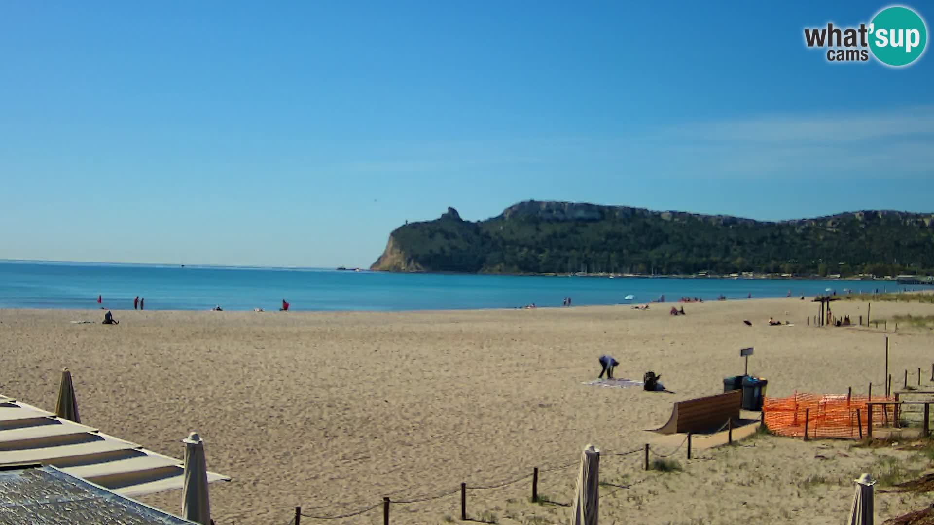 Poetto beach webcam | Cagliari | Sardinija