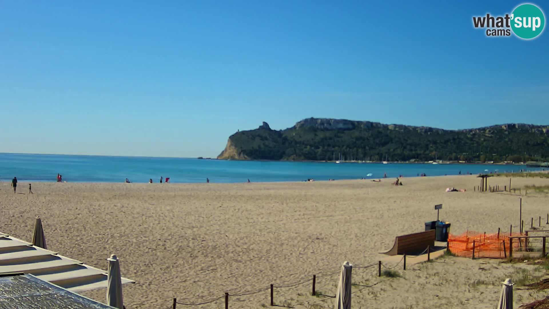 Poetto beach webcam | Cagliari | Sardinija