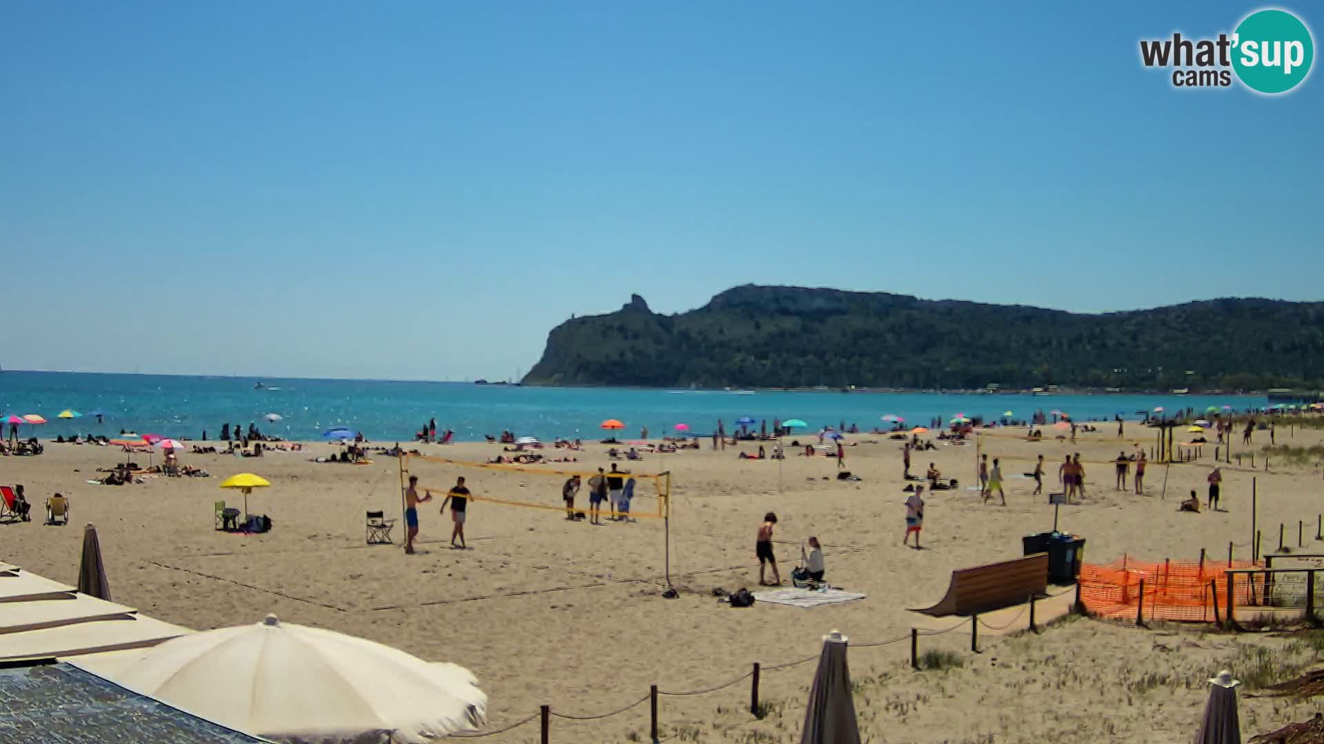 Webcam spiaggia del Poetto | Cagliari | Sardegna